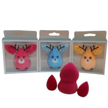 Esponja Facial Pera Orejitas X 3 (1540)