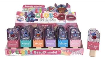 Brillo Labial Lillo Stitch Caja X 24 Unidades