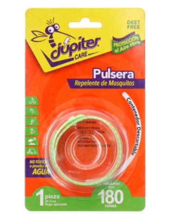 Jupiter Pulsera Repelente 180 Horas  1088