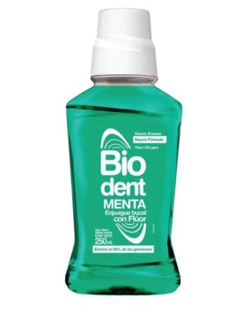 Biodent Enjuague Bucal Menta X 250 Ml (verde)