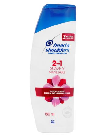 Head&shoulders Shampu 2 En 1 Suave Y Manejable X 180 Ml