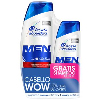 Head Shoulders Pack Old Spice(shampu 375 Ml + Shampu 180 Ml)