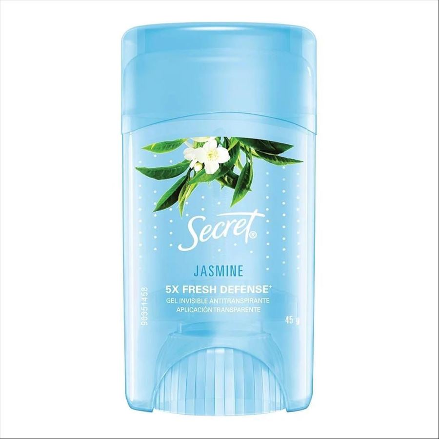 Secret Barra Gel Invisible Antitranspirante Dama - Jasmine