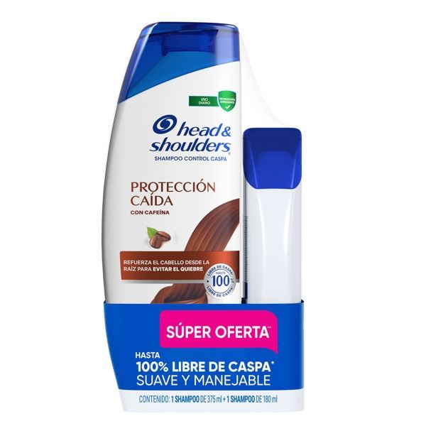 Pack Head&shoulders Proteccion Caida (sh 375 Ml+ Sh 180 Ml)