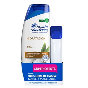 Pack Head&shoulders Hidratacion(shampu 375 Ml/shampu 180 Ml)