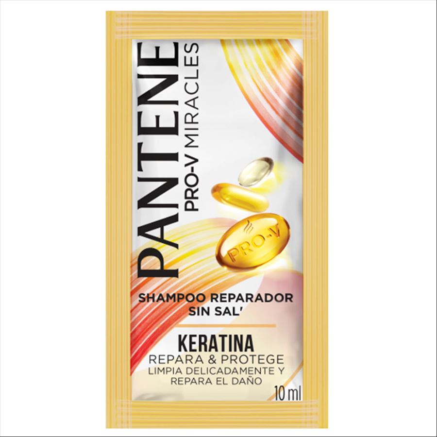 Pantene Shampoo Keratina Sachet 10ml 24 **