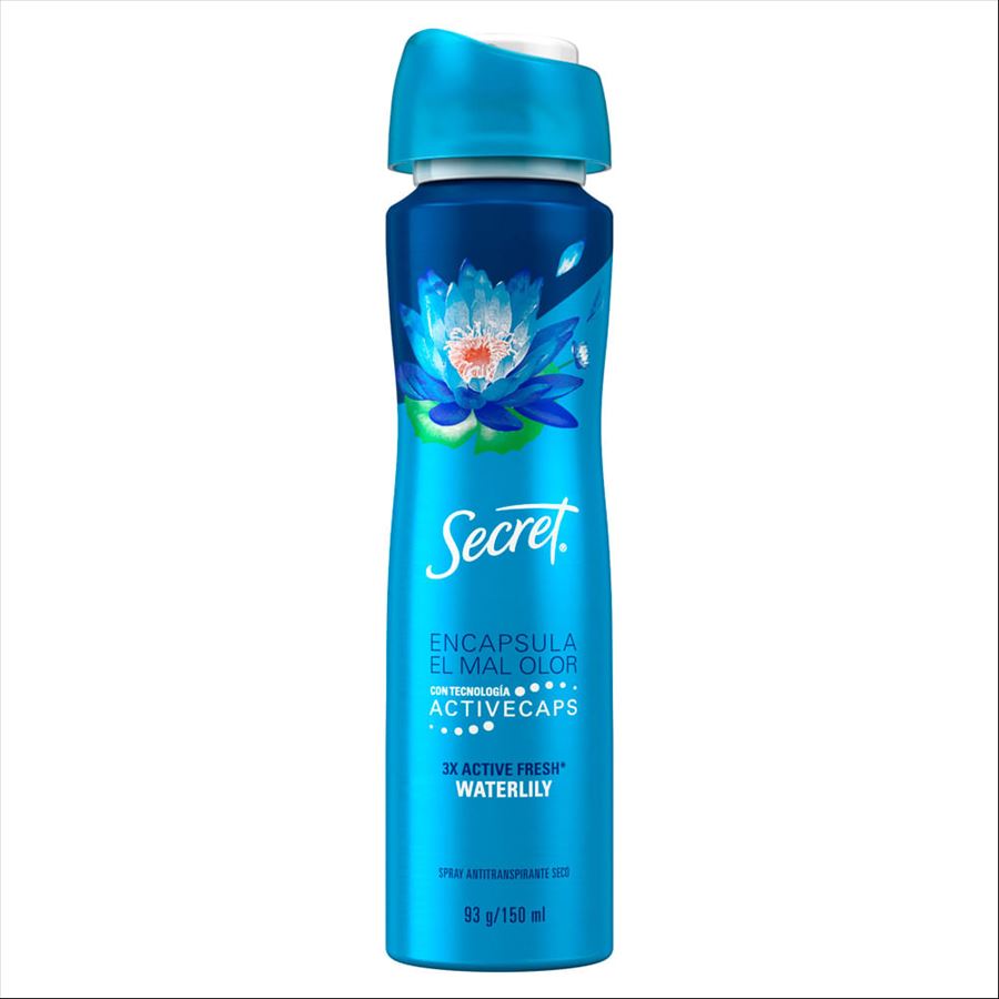 Secret Desodorante En Aerosol Waterlily
