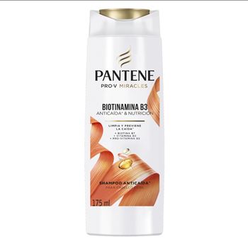 Pantene Shampoo Anticaida Y Nutricion Con Biotinamina 175 Ml
