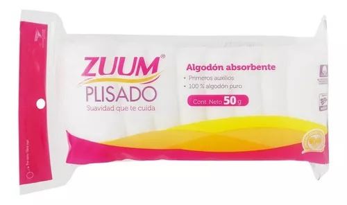 Zuum Algodon Plisado X 50 Gr (caja X 36)