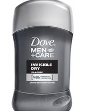 Desodorante Dove Barra Men Invisible Dry X 50 Ml