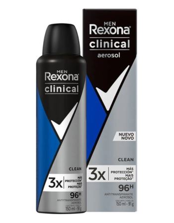 Desodorante Rexona Clinical En Aerosol X 110 Ml - Clean