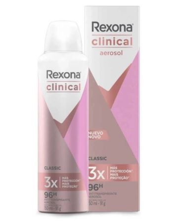 Desodorante Rexona Clinical En Aerosol X 110 Ml - Classic