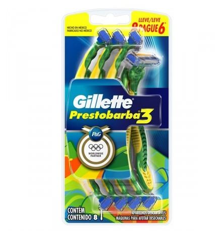 Gillette Prestobarba 3 Lleve 8 Pague 6