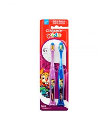 Pack Cepillo Dental Colgate Kids X 2 Unidades