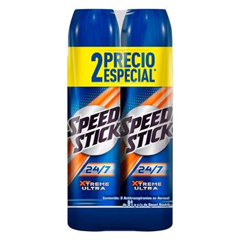 Speed Stick Aerosol Xtreme Bloc X 2 Unidades