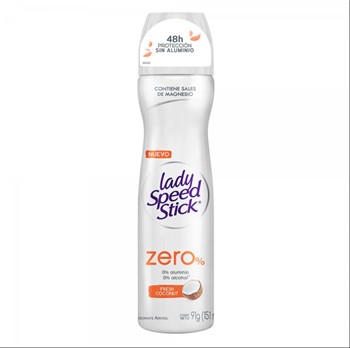 Lady Speed Stick Aerosol Zero X 2 Unidades