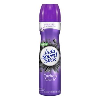 Lady Speed Stick Aerosol Carbon Absorb* X 2 Unidades