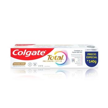 Crema Dental Colgate Total Mint Prevencion Activa X 140 Gr