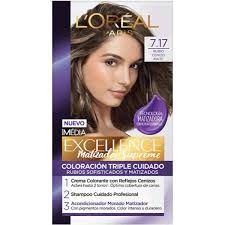 Tinta Excellence Creme Nº7.17 Rubio Cenizo Mate