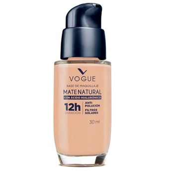 Base Liquida Vogue Mate C/acido Hialuronico 12 H Arena 30 Ml