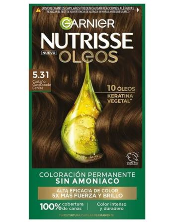 Nutrisse Oleos Sin Amoniaco - 5.31 Castaño Claro Caoba Dorad