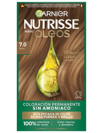 Tinta Nutrisse Oleos S/amoniaco Rubio-7.0