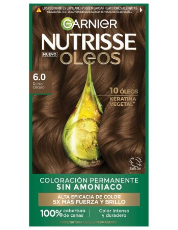 Tinta Nutrisse Oleos S/amoniaco Rubio Oscuro-6.0