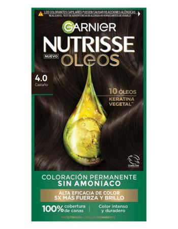 Tinta Nutrisse Oleos S/amoniaco Castaño 4.0