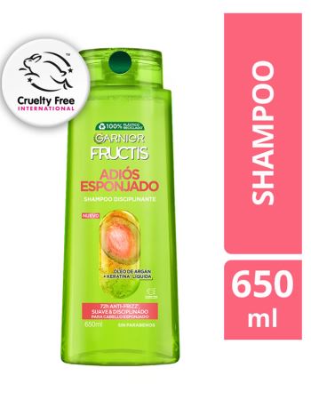 Pack Fructis Shampu Adios Esponjado X 650 Ml + Aco 350