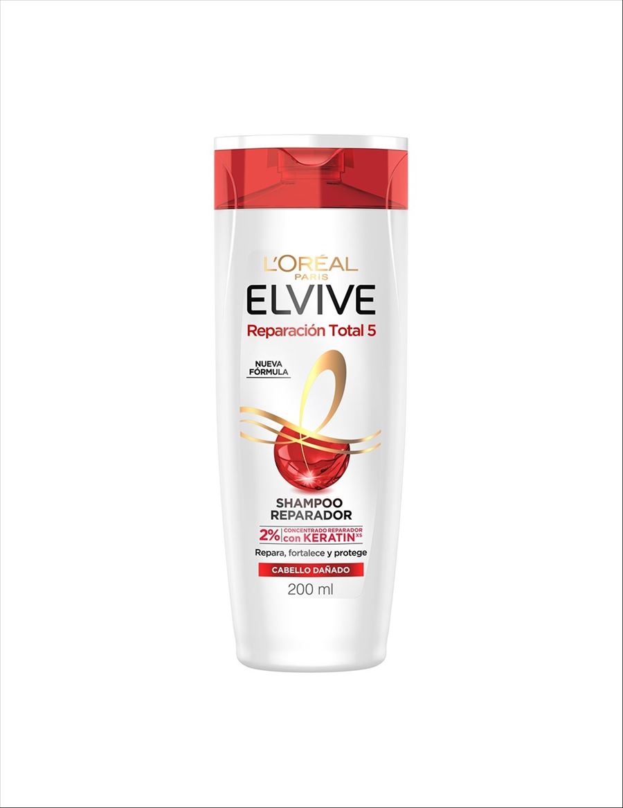 Elvive Shampu Reparacion Total 5+ Keratin X 200 Ml