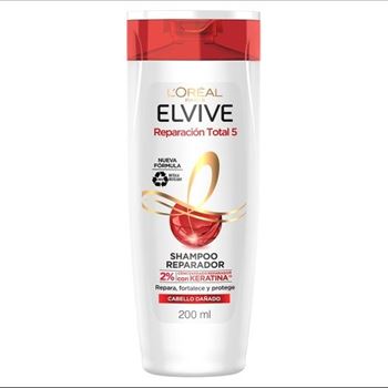 Elvive Shampu Reparacion Total 5+ Keratin X 200 Ml