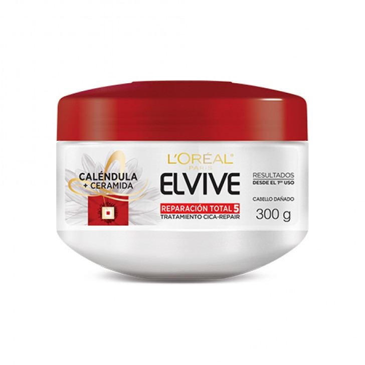 Elvive Baño De Crema Reparacion Total 5 X 300 Gr