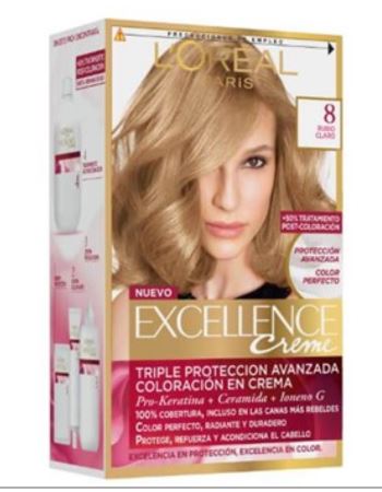 Tinta Excellence Creme Nº8 Rubio Miel
