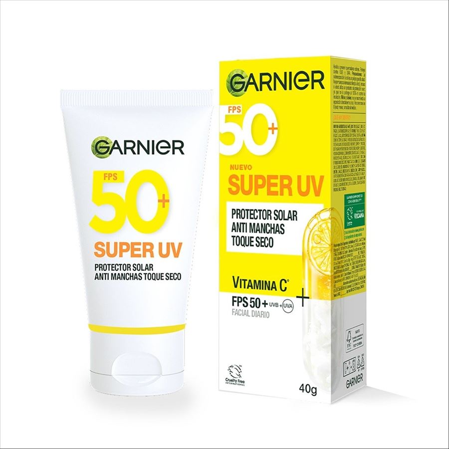 Garnier Super Uv Protector Solar Toque Seco Fps 50 40 Ml