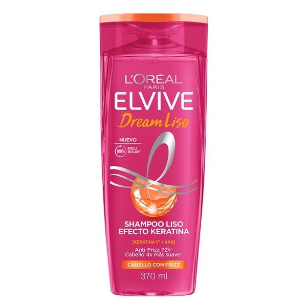 Elvive Shampu Dream Liso Efecto Keratina 370 Ml
