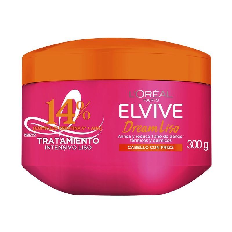 Elvive Baño De Crema Dream Liso Cabello C/frizz X 300g