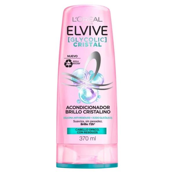 Elvive Acondicionador Glycolic Cristal 370 Ml