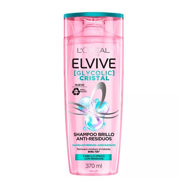 Elvive Shampoo Glycolic Cristal 370 Ml