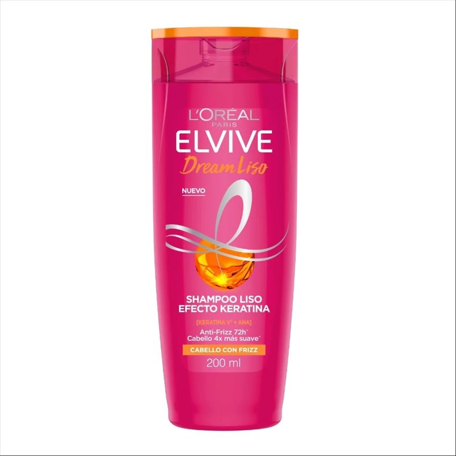 Elvive Shampoo Dream Liso Efecto Keratina 200 Ml