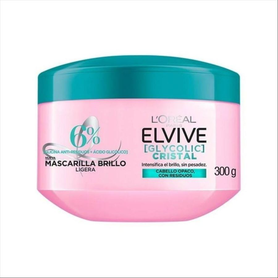 Elvive Baño De Crema Glycolic Cristal X 300 Gr