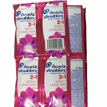 Head&shoulders Shampu X 24 - Suave Y Manejable 2 En 1