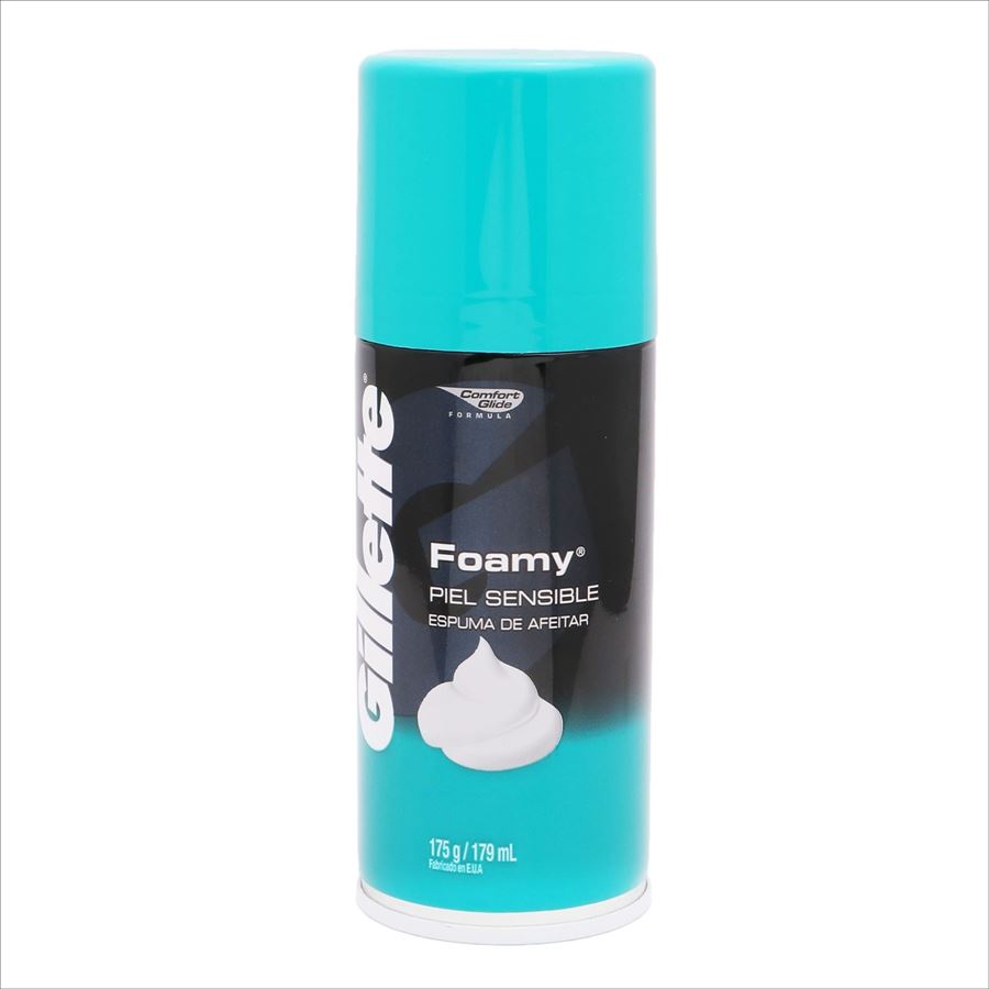 Gillette Espuma De Afeitar Foamy Piel Sensible X 175 Gr
