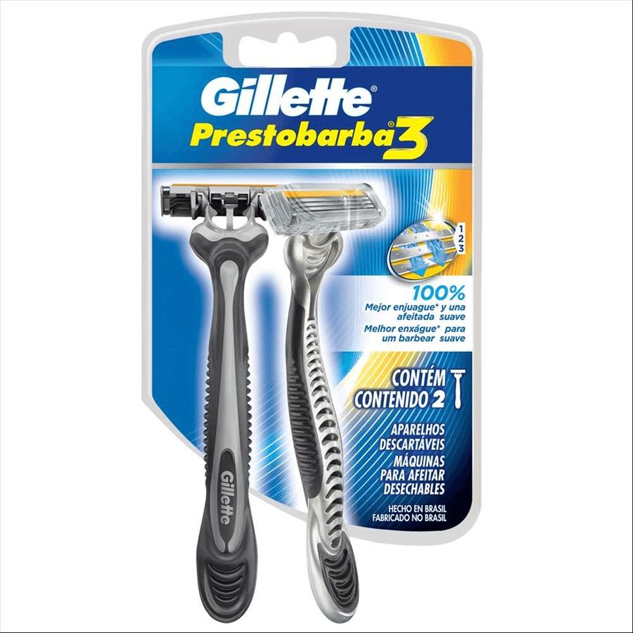 Gillette Prestobarba 3 Hombre Blister X 2 Unidades