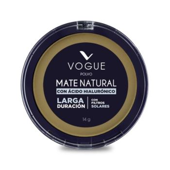 Vogue Polvo Compacto Mate Natural C/acido Hialuro/gitano