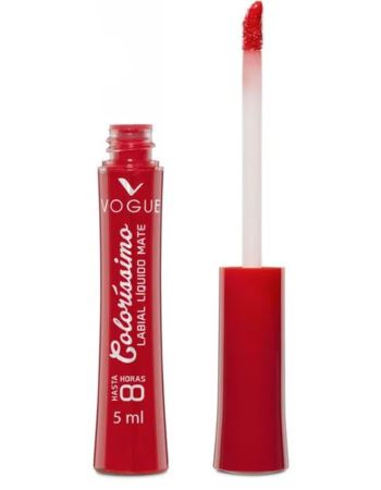 Vogue Labial Colorissimo Liquido 8hs Mate - Amaranto