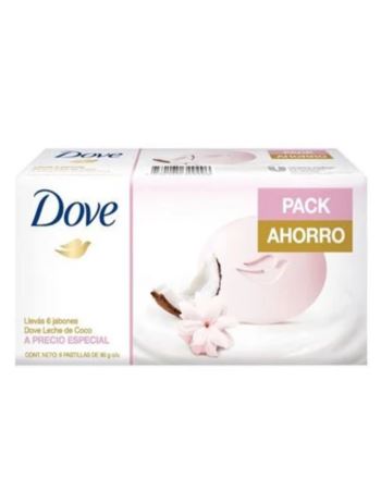 Pack Jabon Dove Coco Y Jazmin X 6 Unidades