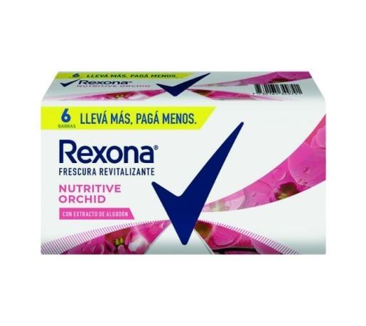 Pack Jabon Rexona Orchid X 6 Unidades