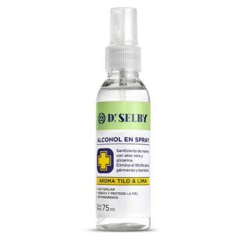 Dr Selby Alcohol En Spray Sanitizante 75 Ml - Tilo Y Lima
