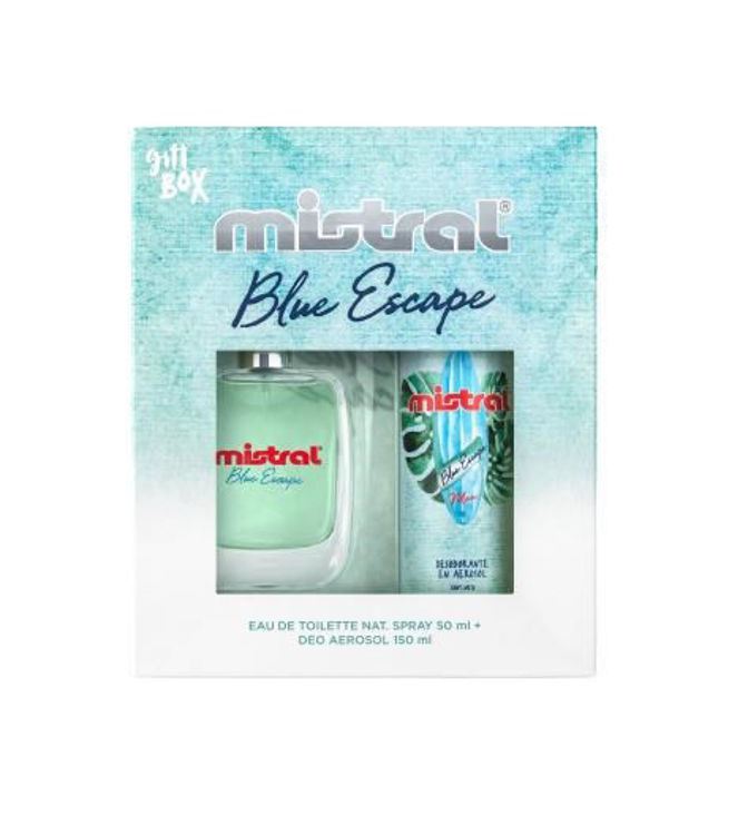 Estuche Mistral Blue Escape (edt 50 + Deo Spray)