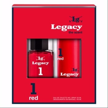 Estuche Legacy 1 Red (edt X 50 Ml + Deo Spray)